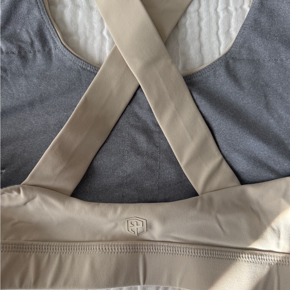 BORN PRIMATIVE- Your Essential Sports Bra in oatmeal - Picture 5 of 5